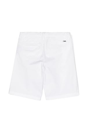 White stretch-cotton shorts EMPORIO ARMANI KIDS | 8N4S604N6YZ0100